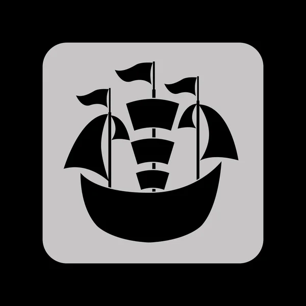 Námořní ikona — Stockový vektor