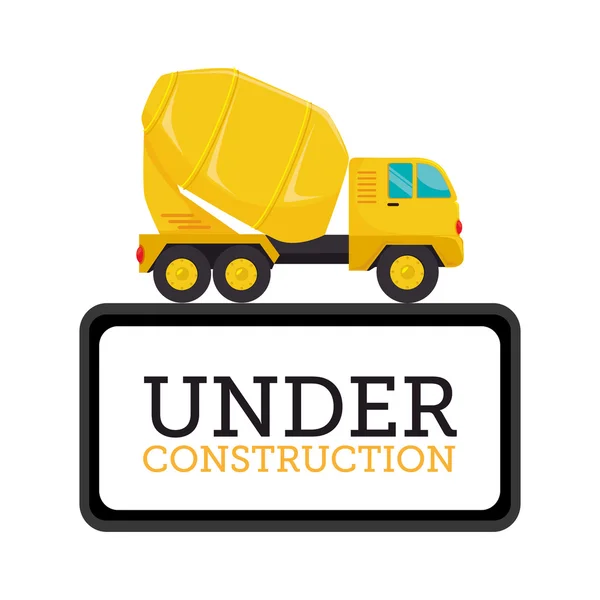 Under construction design. — Stock Vector