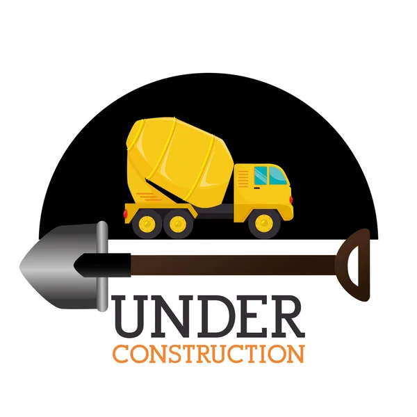 Under construction design. — Stock Vector