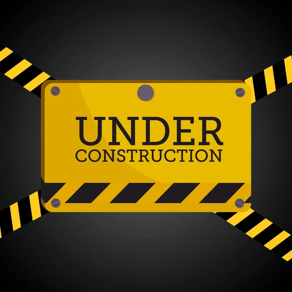 Under construction design. — Stock Vector