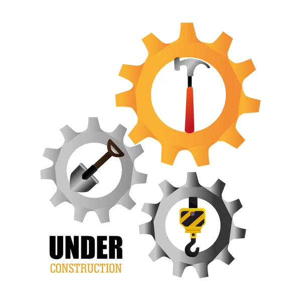 Under construction design. — Stock Vector
