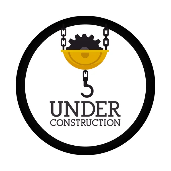 Under construction design. — Stock Vector