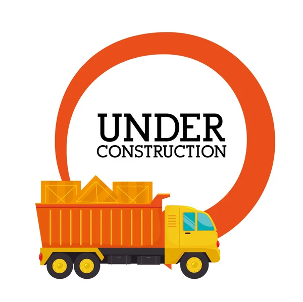 Under construction design. — Stock Vector