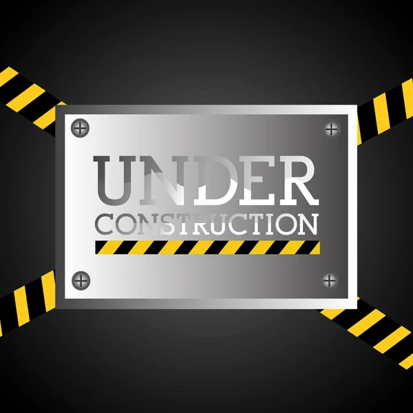 Under construction design. — Stock Vector