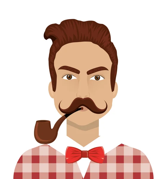 Hipster diseño, ilustración vectorial . — Archivo Imágenes Vectoriales