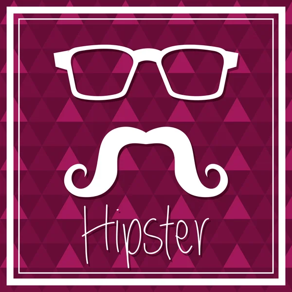 Design hipster, illustrazione vettoriale . — Vettoriale Stock