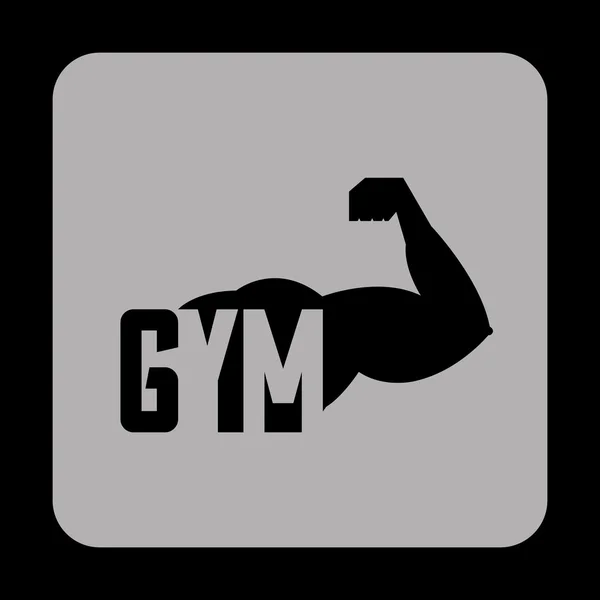 Gym-ikonen — Stock vektor