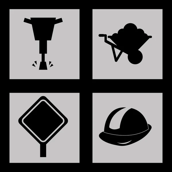 Icônes de construction — Image vectorielle