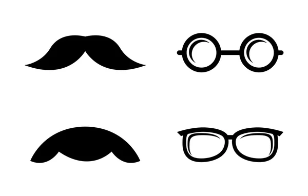 Hipster pictogrammen — Stockvector