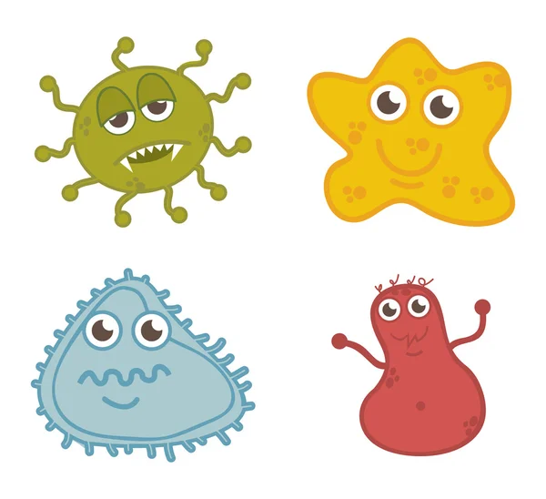 Bactery pictogrammen — Stockvector