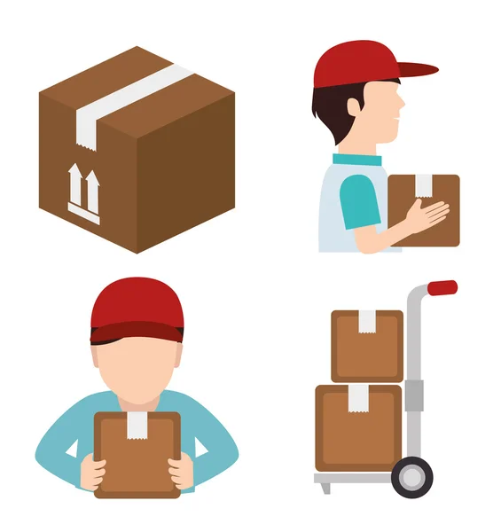 Delivery design. — Stock Vector