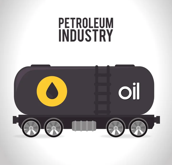Ropa naftowa projekt. — Wektor stockowy