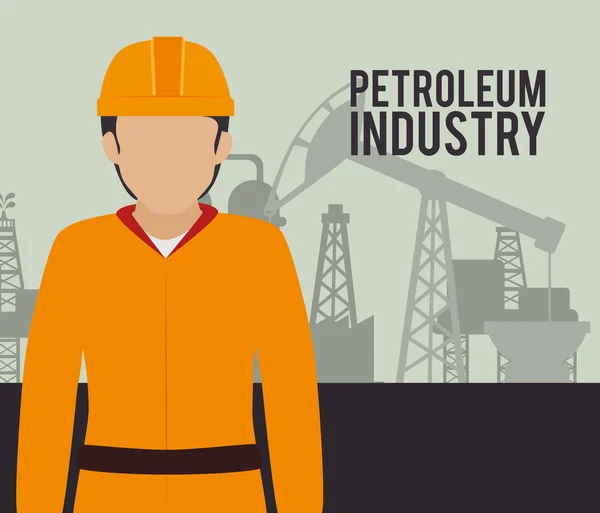 Petroleum design. — Stock Vector
