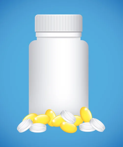 Vitamines et suppléments — Image vectorielle