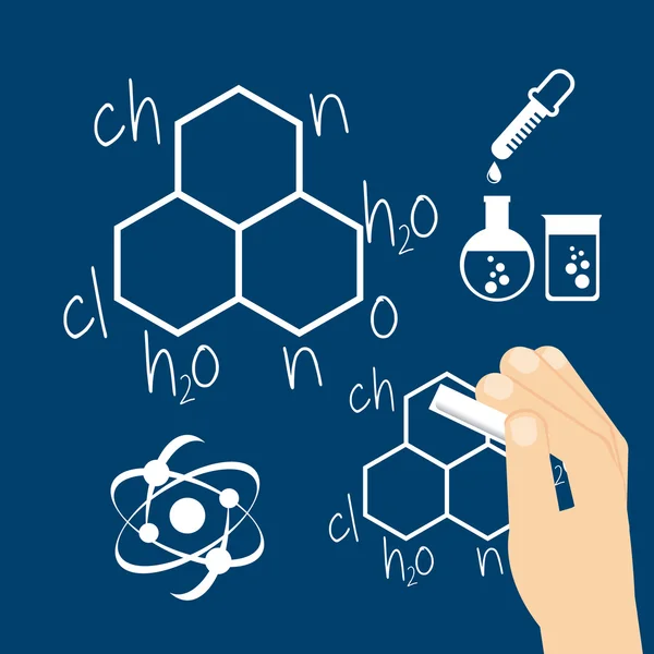 Scientific laboratory — Stock Vector