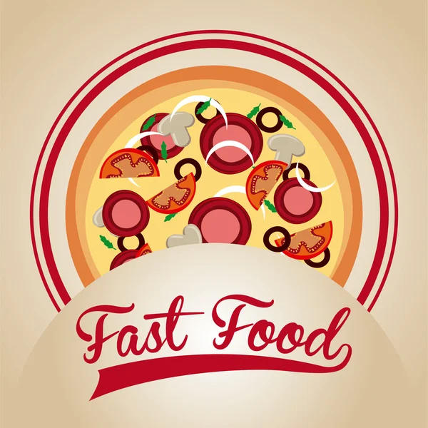 Fast food — Stock Vector