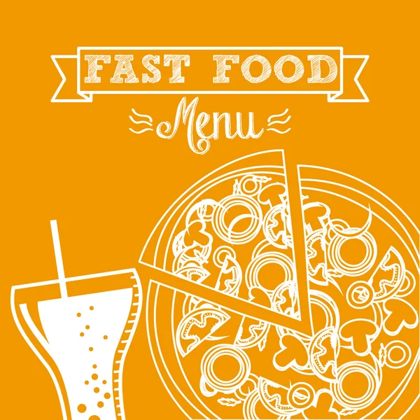 Fast food — Stock Vector