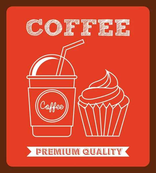 美味的咖啡 — 图库矢量图片
