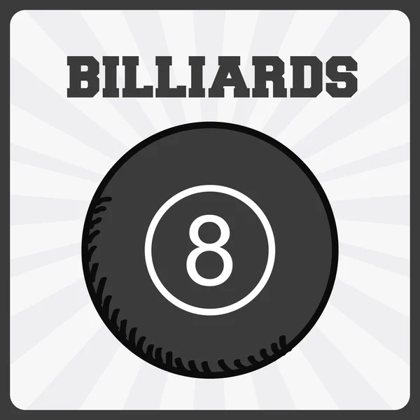 Billardsport — Stockvektor