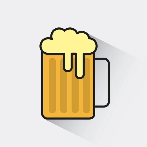 Cerveza fría — Archivo Imágenes Vectoriales