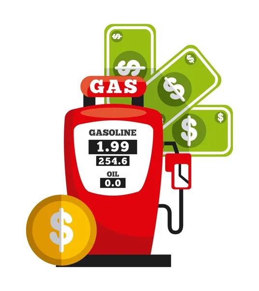 Biznes paliwa — Wektor stockowy