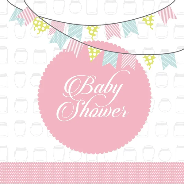 Babydusche — Stockvektor