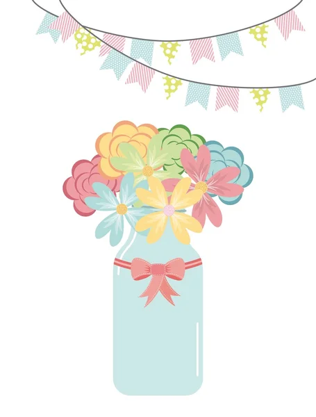 Florale decoratie — Stockvector