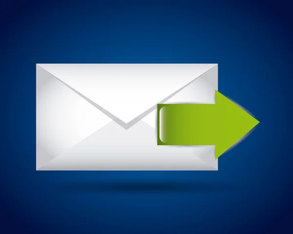 Email envoyer — Image vectorielle