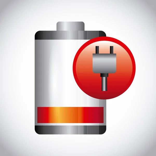 Battery power — Stock Vector