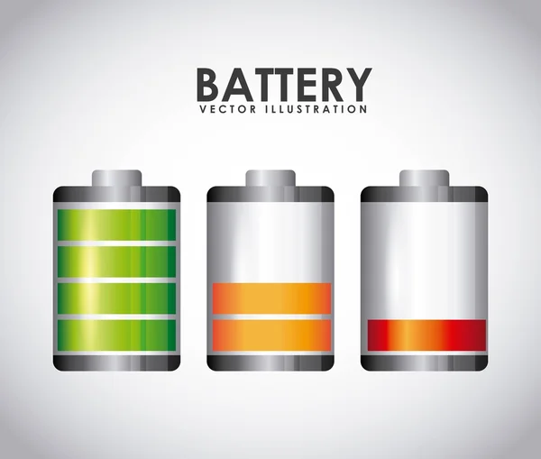 Puissance de batterie — Image vectorielle