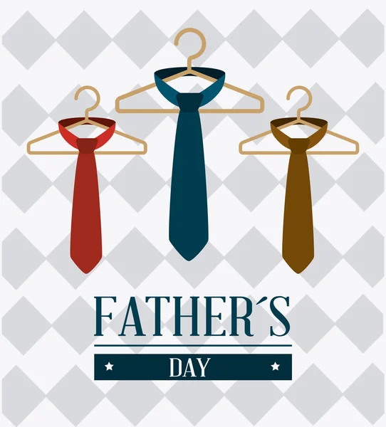 Happy fäder dag kortdesign. — Stock vektor