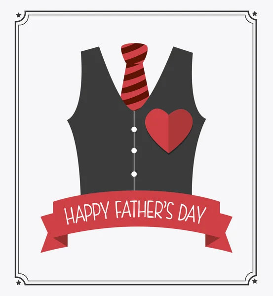 Boldog Apák napja kártya design. — Stock Vector