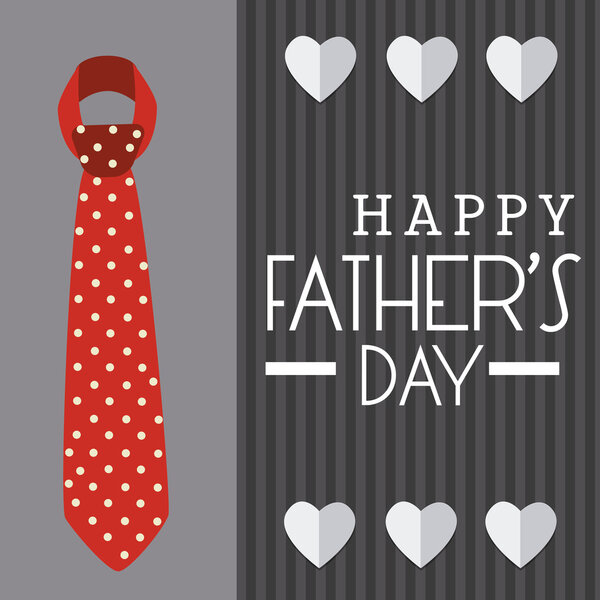 Happy fathers day card design.