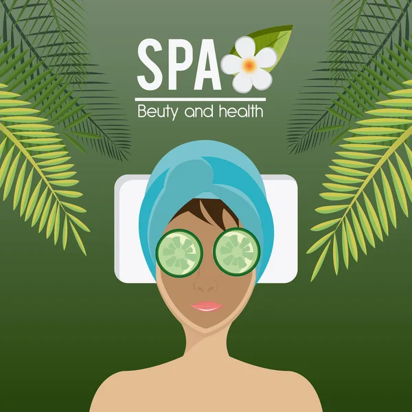 Spa design. — Stock vektor