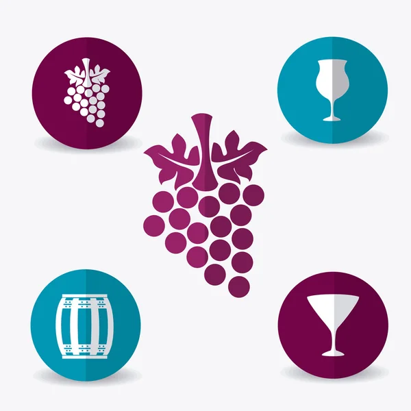 Wine design. — Stock Vector