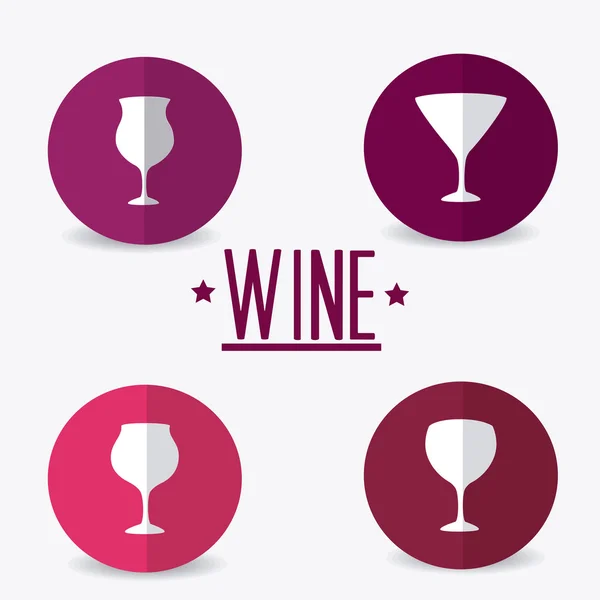 Weindesign. — Stockvektor