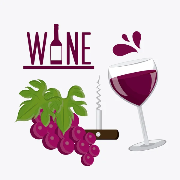 Weindesign. — Stockvektor