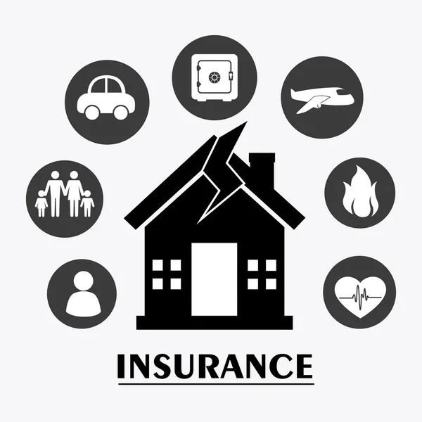 Insurance design. — Stock Vector