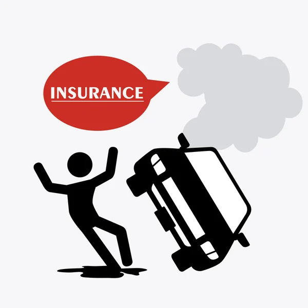 Diseño del seguro . — Vector de stock