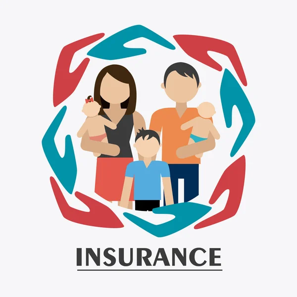 Insurance design. — Stock Vector