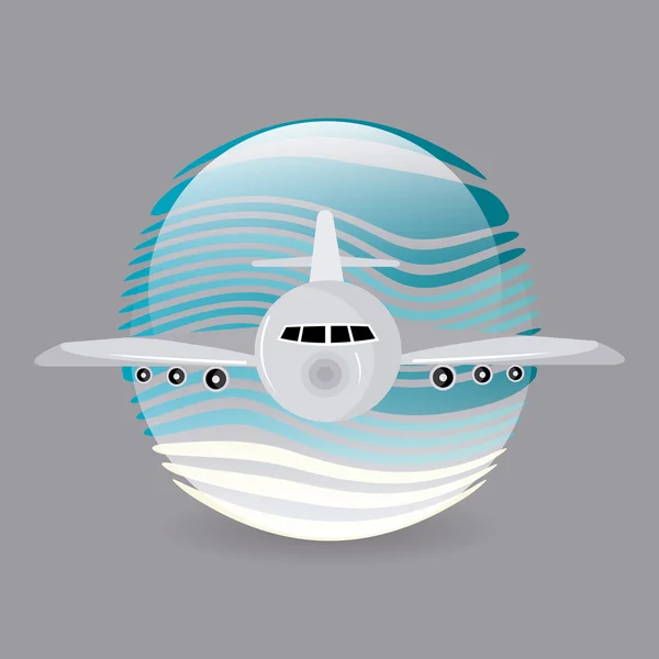 Airplane design. — Stock Vector