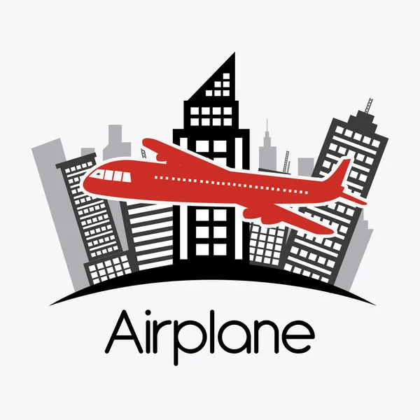 Flygplan design. — Stock vektor