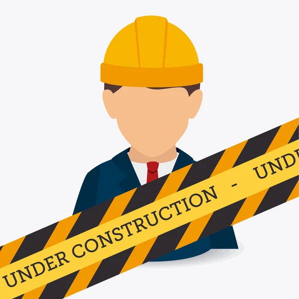 En construcción diseño . — Vector de stock