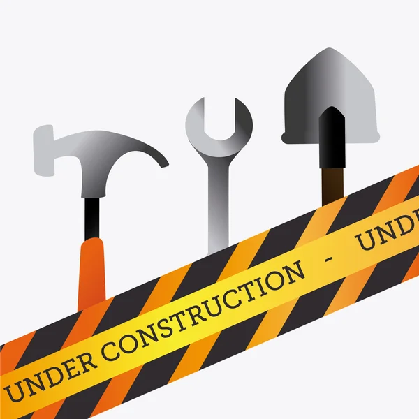 Under construction design. — Stock Vector