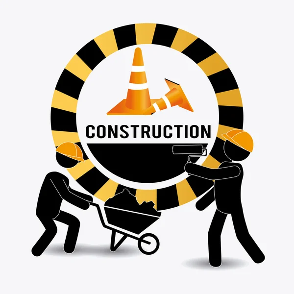 En construcción diseño . — Vector de stock