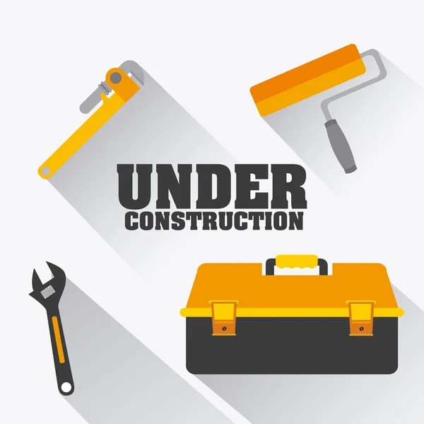 Under construction design. — Stock Vector