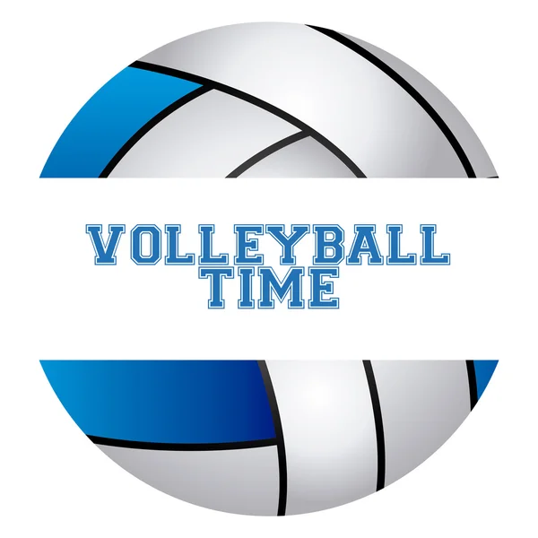 Design des Volleyball-Emblems — Stockvektor