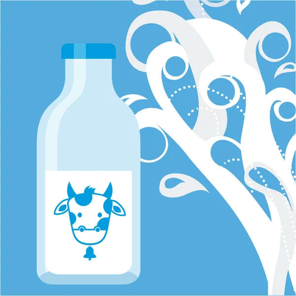 Taze süt tasarım — Stok Vektör