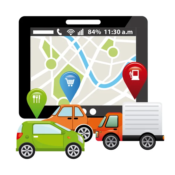 GPS технологія — стоковий вектор