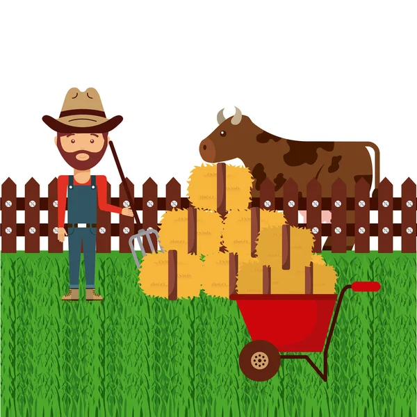 Farm fresh design — Stock Vector